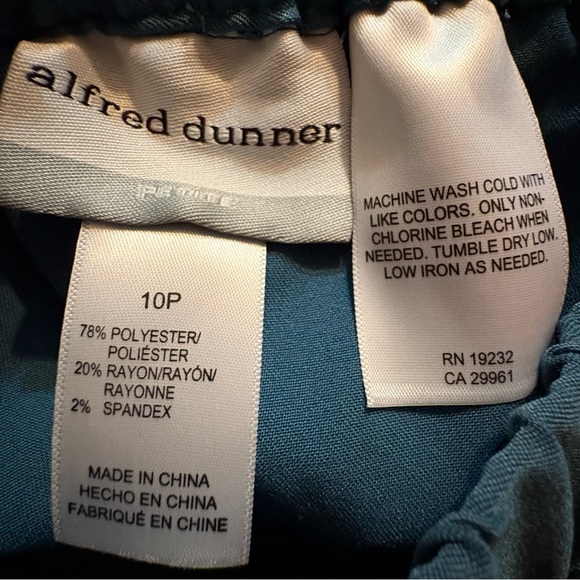 Alfred Dunner Sedona Sky 2024 Comfortable Elastic Waist with Pockets NWT - Picture 6 of 10